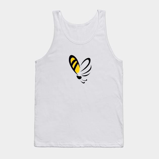 Yellow Bee Tank Top by Rishirt